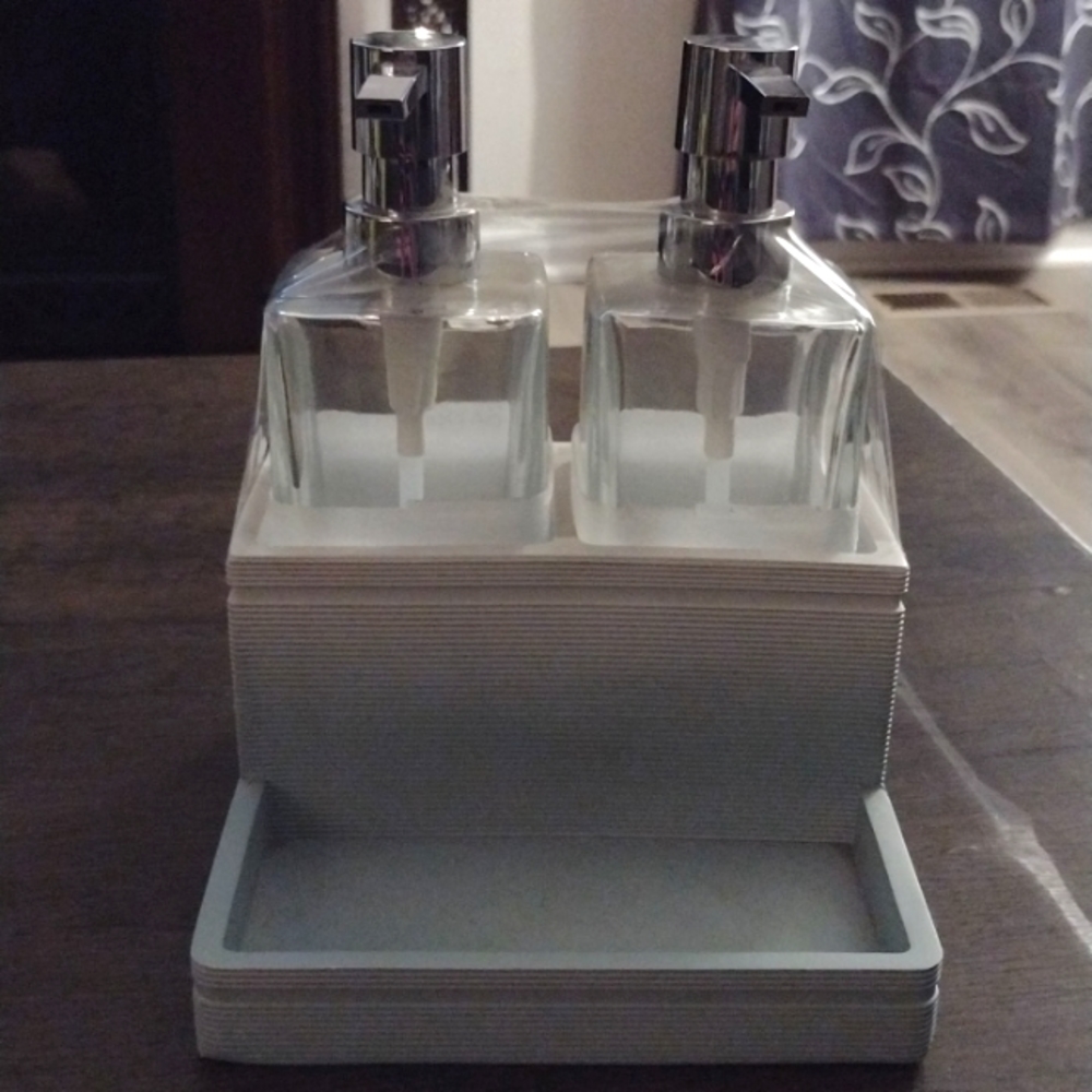 Set of soap dispensers